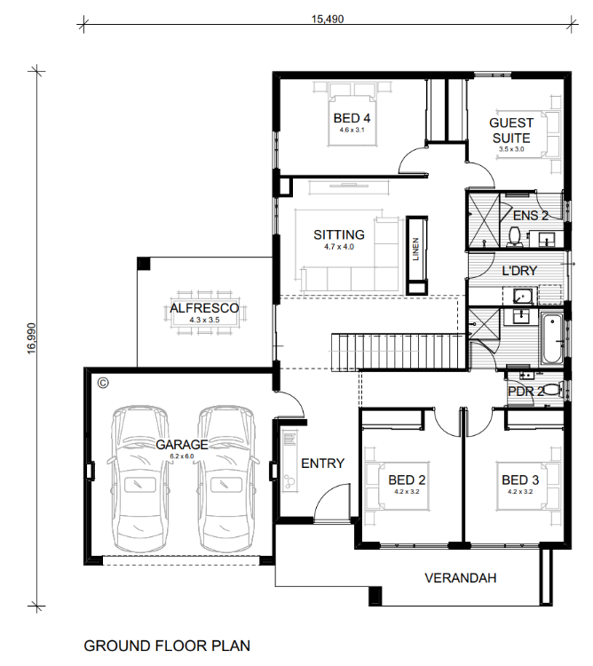 Ellwood floor plan