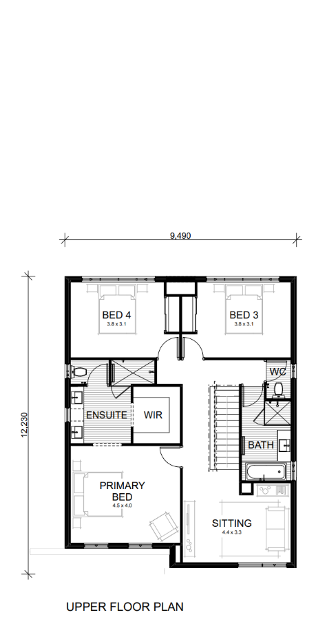 Killara first floor plan