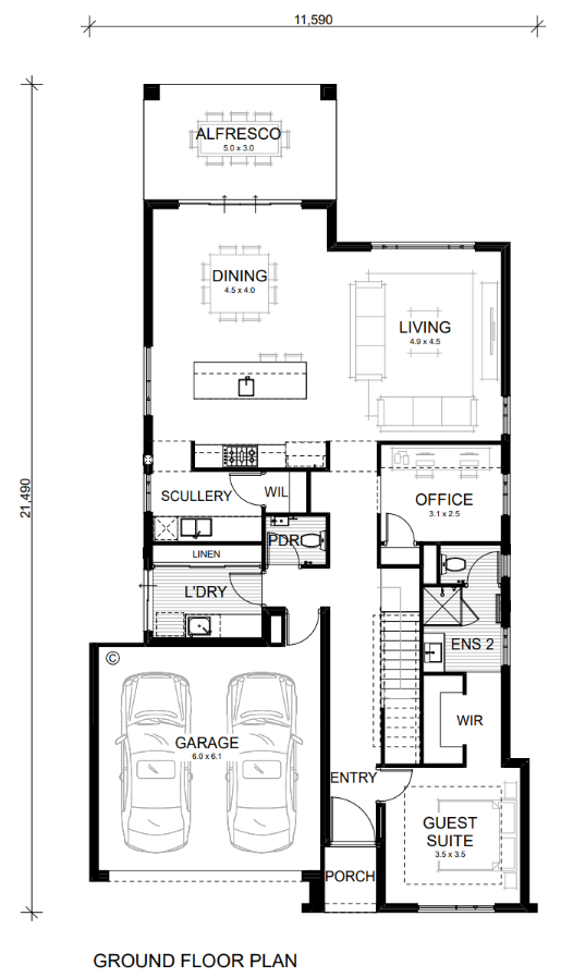 Killara ground floor plan
