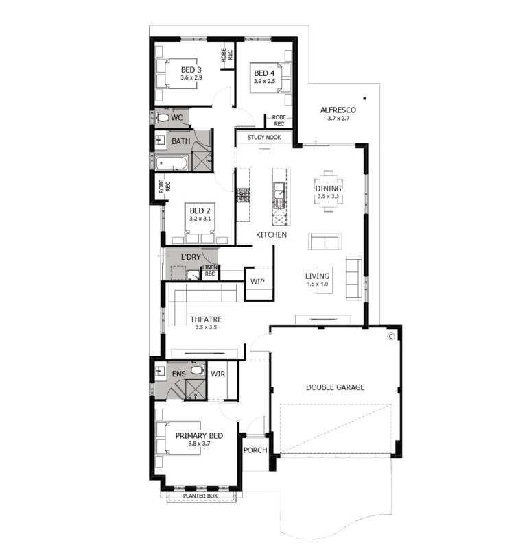 Mckinley ground floor plan