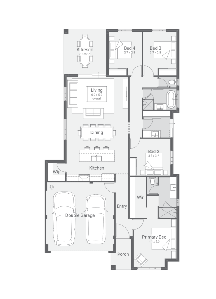 Reverie ground floor plan