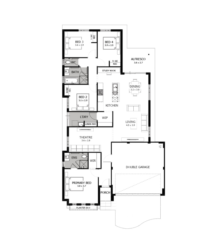 Ollie ground floor plan