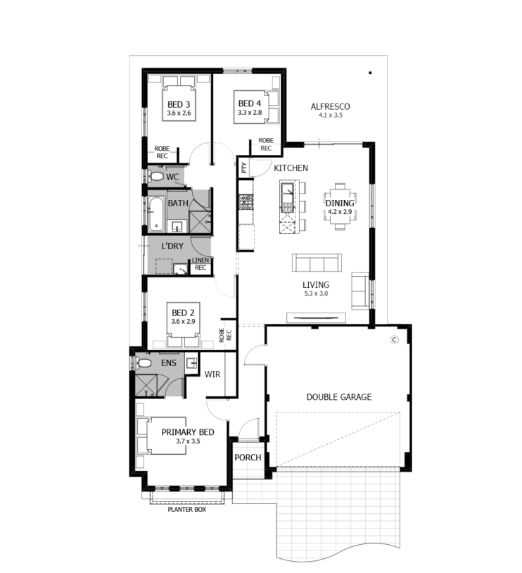 Sage ground floor plan