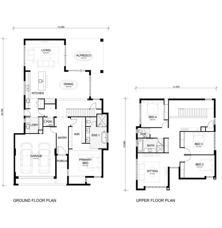 Besser II first floor plan