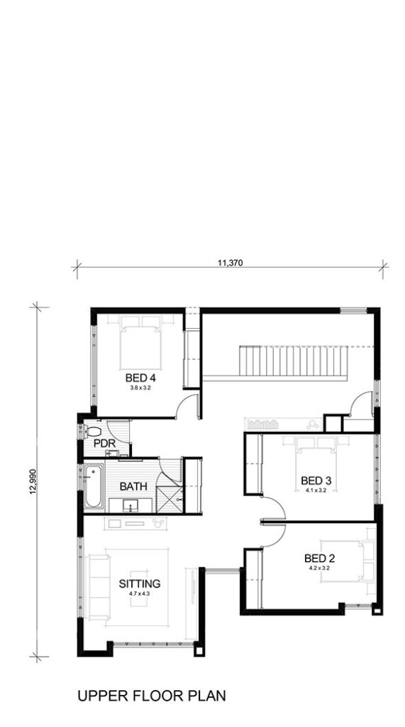 Besser II first floor plan