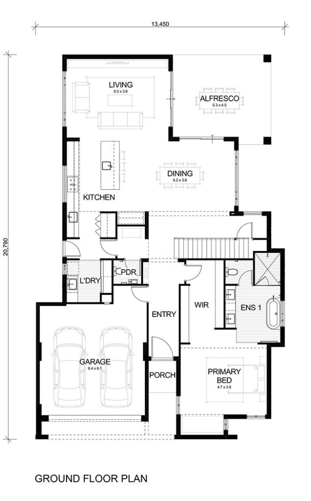 Besser II ground floor plan