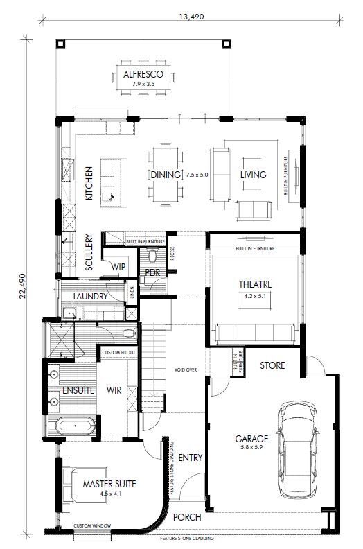 Nest II ground floor plan