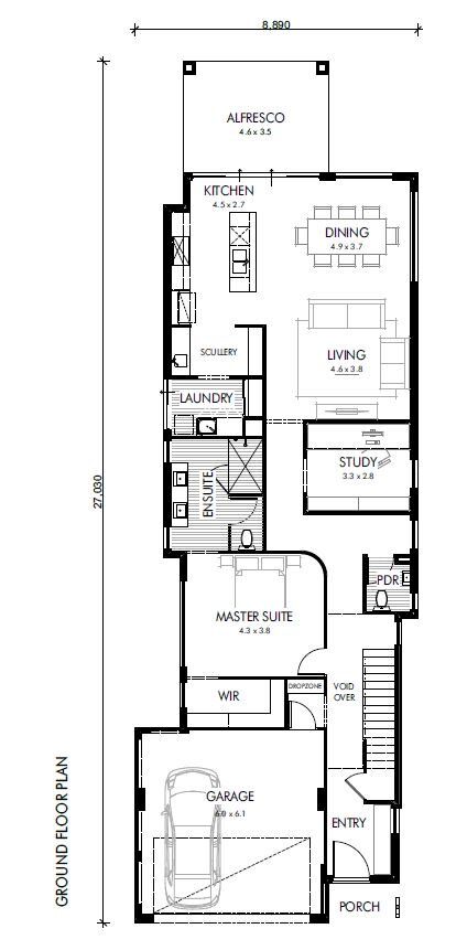 Paddington ground floor plan
