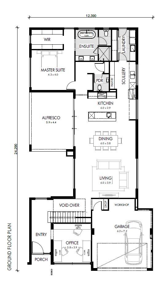 Sophia ground floor plan