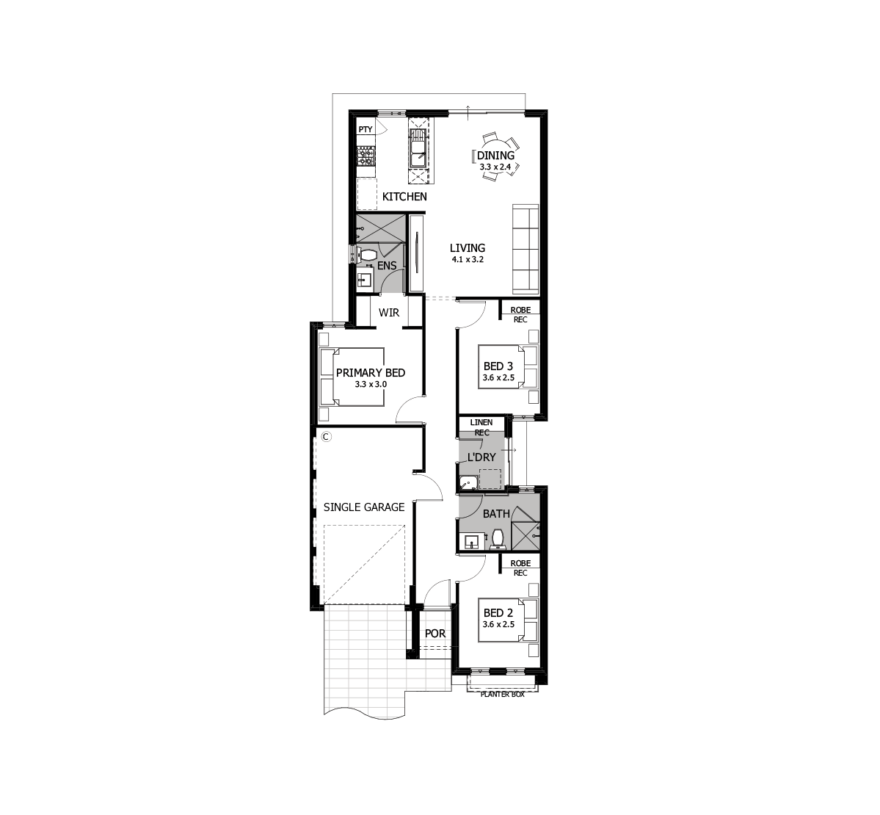 Tori ground floor plan