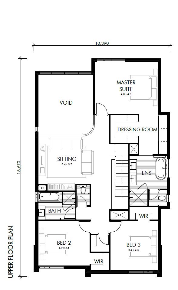 Bianca first floor plan
