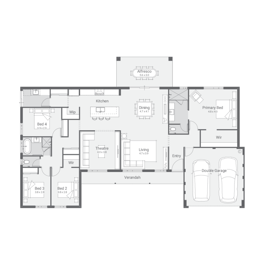 Everglade ground floor plan
