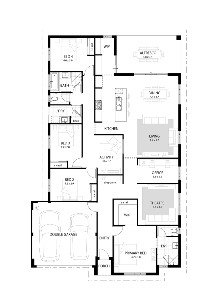 Ludlow 260 ground floor plan