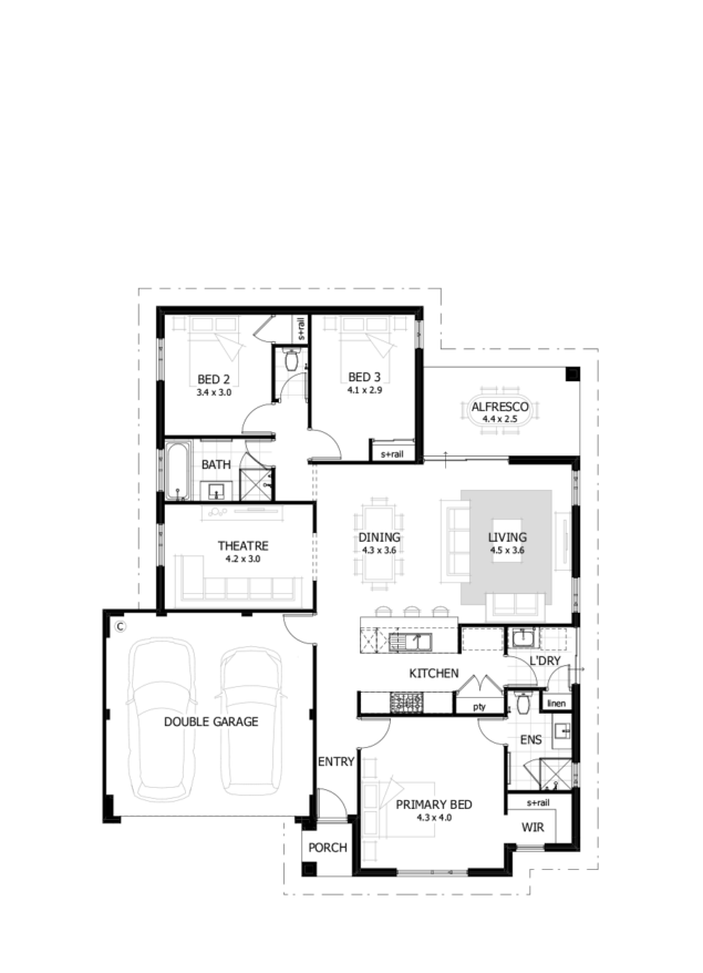 Vasse 185 ground floor plan