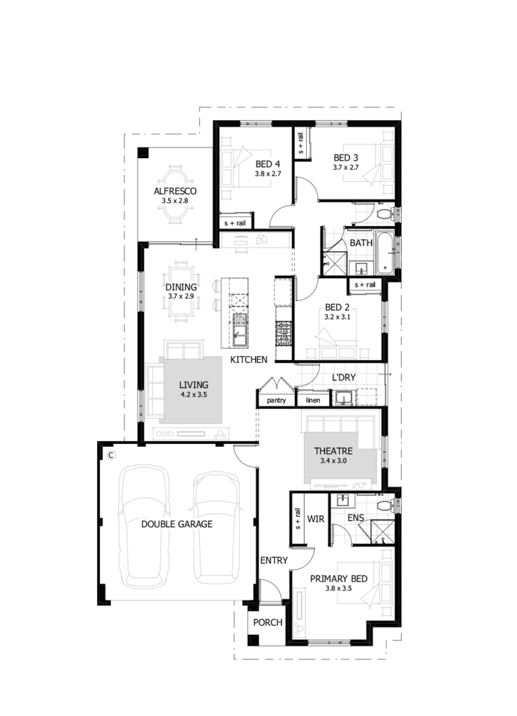 Denmark 185 ground floor plan