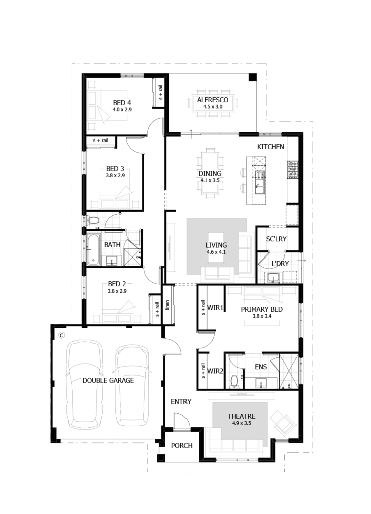 Jurien 225 ground floor plan