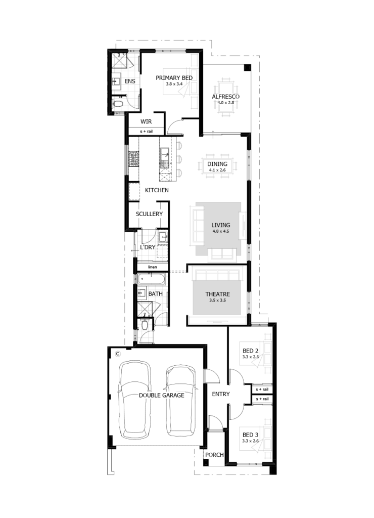 Myalup 190 ground floor plan