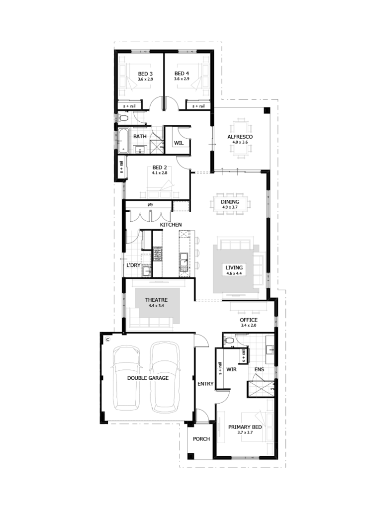 Prevelly 245 ground floor plan