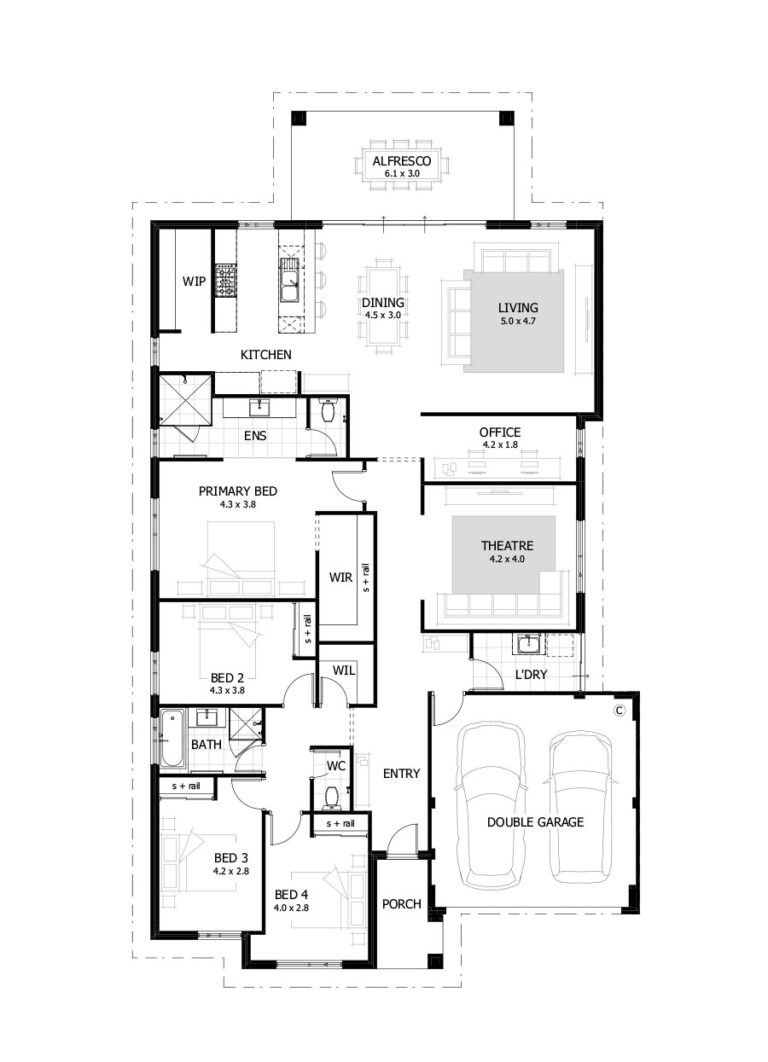 Dampier 265 floor plan
