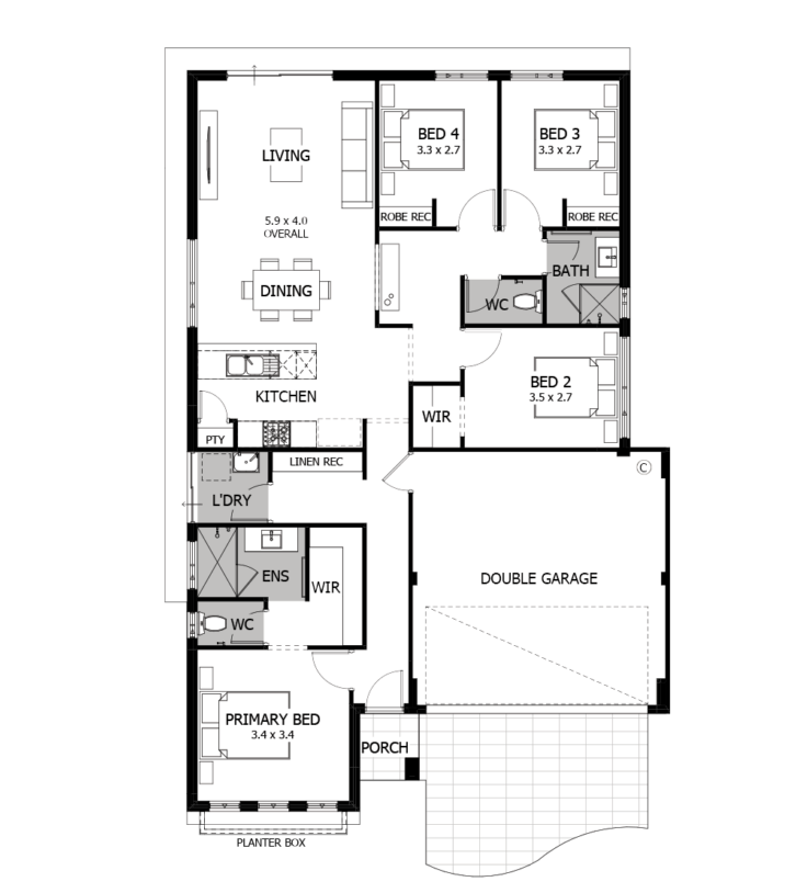 Sunday ground floor plan