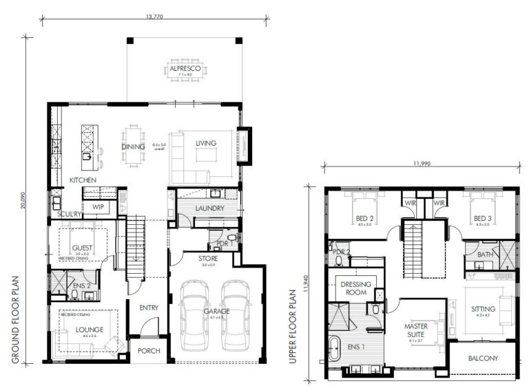 Brookton II first floor plan